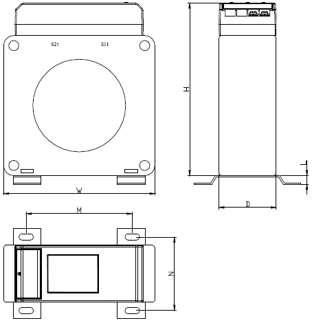 DH-GSTN5300/7探測(cè)器傳感器外形示意圖