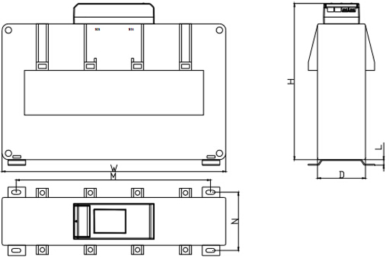 DH-GSTN5300/22F探測(cè)器傳感器外形示意圖